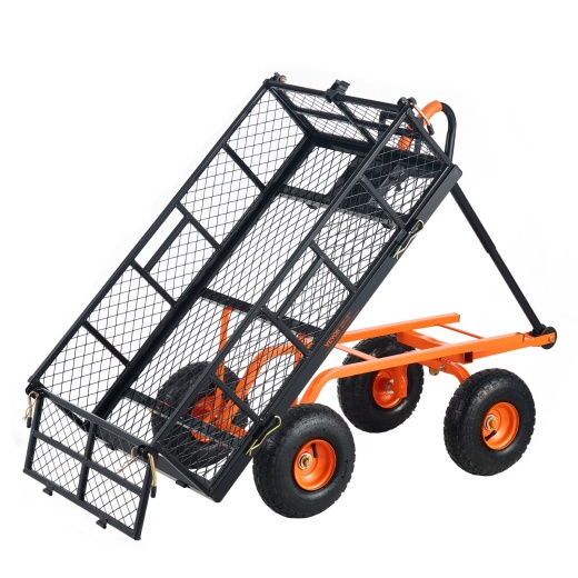 Vevor Dump Cart - Metal Garden Dump Cart with 400 lbs Capacity