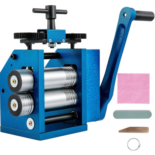 Vevor Rolling Mill 4.4"/112Mm Jewelry Rolling Mill Machine
