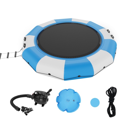 Vevor Inflatable Water Bouncer, 13Ft Recreational Water Trampoline