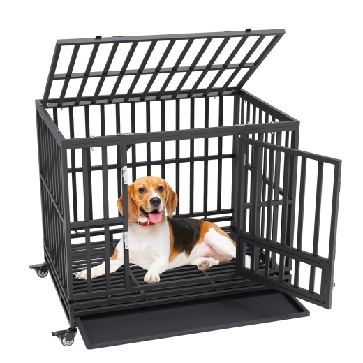 Vevor 42 Inch Heavy Duty Dog Crate