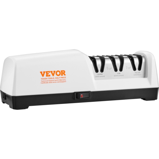 Vevor Electric Knife Sharpener - 3 Stage Kitchen Sharpener for Quick Sharpening & Polishing
