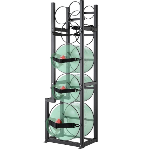 Vevor Refrigerant Tank Rack - Storage Cylinder Holder for Gases and Refrigerants