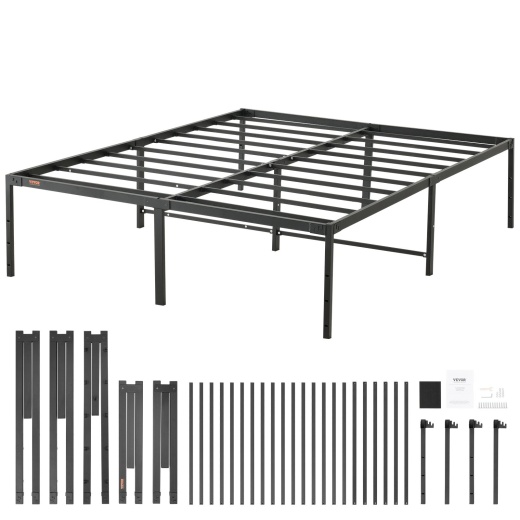 Vevor 18 Inch Queen Metal Bed Frame Platform