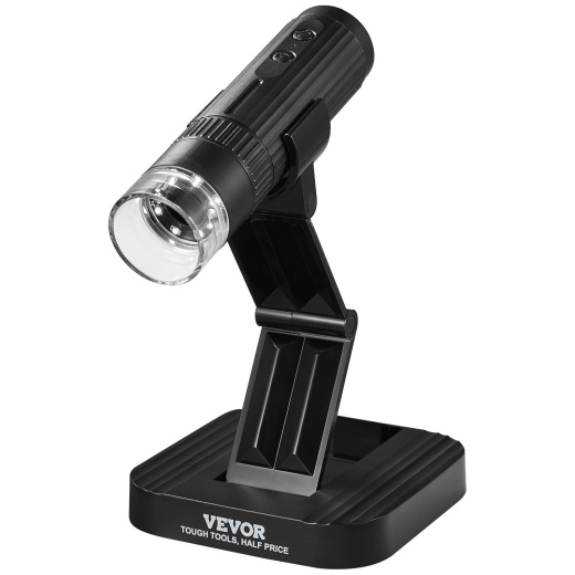 Vevor Wireless Digital Microscope 50X-1000X 1080P HD WiFi Portable Handheld Mini Coin Microscope