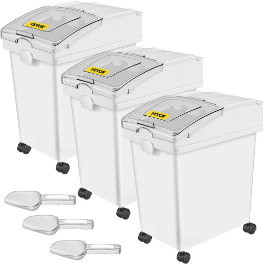 Vevor Ingredient Bin Set - 6.6 Gallons Capacity Storage Solution