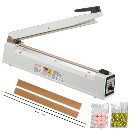 Vevor Impulse Sealer 16 Inch - Manual Heat Sealing Machine for Plastic Mylar PE PP Bags