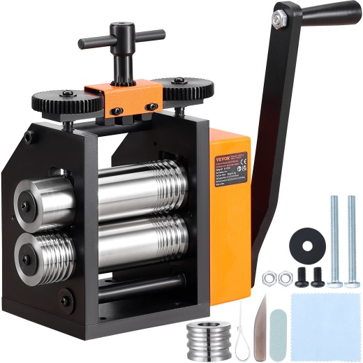 Vevor Rolling Mill - 3-In-1 Multi-Function Jewelry Making Machine
