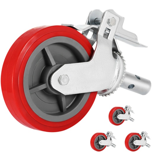 Vevor Scaffolding Wheels Set Of 4, 8" Heavy Duty Casters