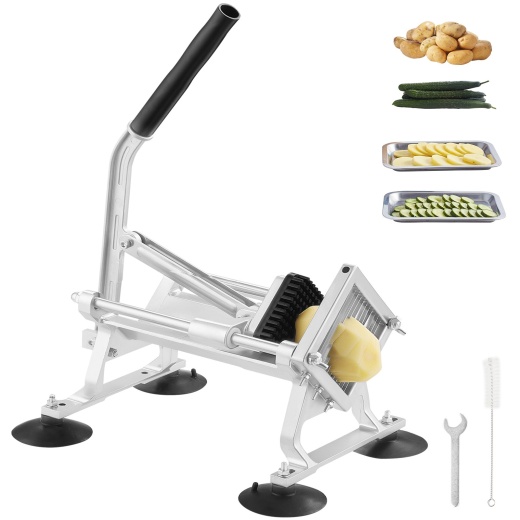 Vevor Commercial Vegetable Slicer: Stainless Steel Fruit Slicer Machine