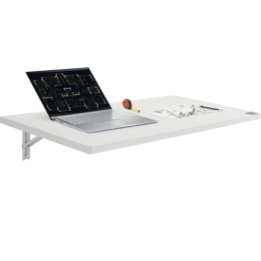 Vevor Wall Mounted Folding Table - 39.37" x 19.69" Wall Mount Drop Leaf Table