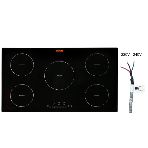 Vevor Electric Cooktop - 5 Burners Induction Stove Top with Advanced Features