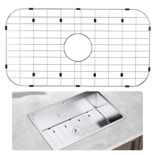 Vevor Sink Protector Grid - 26"x14" Stainless Steel Sink Grates