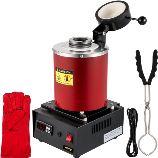 Vevor Electric Melting Furnace - 3Kg Digital Gold Smelter