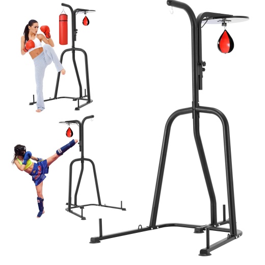 Vevor 2 In 1 Punching Bag Stand, Steel Heavy Duty Workout Equipment