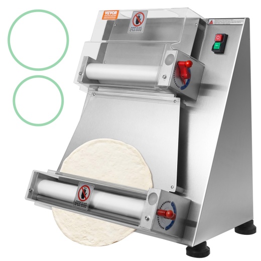 Vevor Pizza Dough Roller Sheeter - 390W Electric Dough Roller Machine
