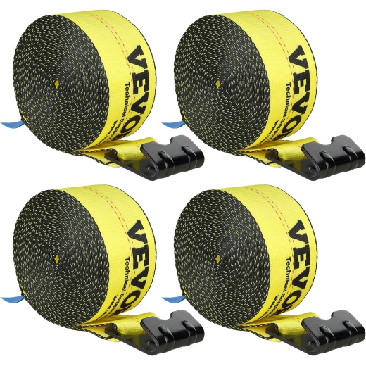 Vevor Winch Straps, 4x30', 6000 lbs Load Capacity, 18000 lbs Break Strength