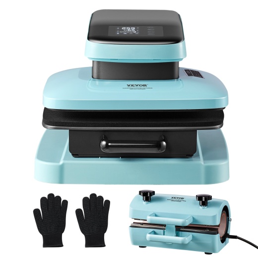 Vevor Auto Heat Press Machine Kit Tumbler Press 2-In-1