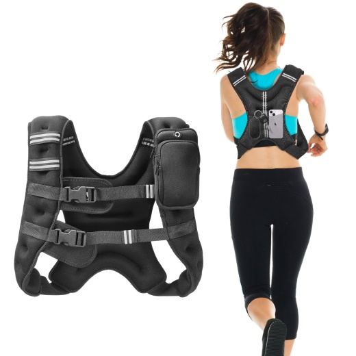 Vevor 16Lb Weighted Vest For Men Women Workout Equipment For Strength Training