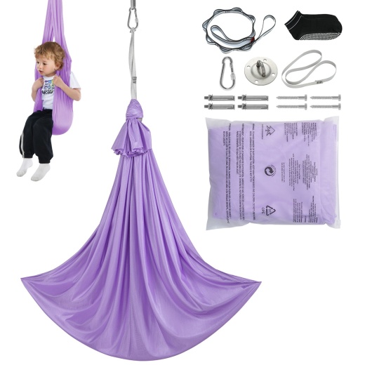 Vevor Sensory Swing for Kids, 3.1 Yards, Therapy Swing for Children with Special Needs