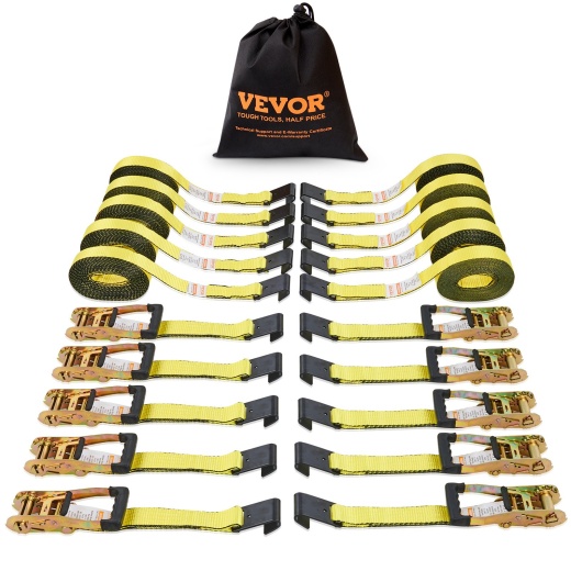 Vevor Ratchet Tie Down Straps (10Pk)