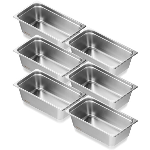 Vevor 6 Pack Hotel Pans - Perfect for Catering and Food Storage