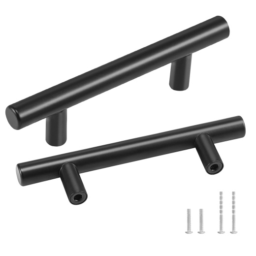 30 Pack Cabinet Pulls - Modern Kitchen Cupboard Door Handles in Stainless Steel