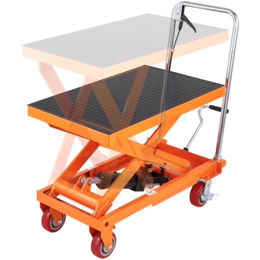 Vevor Hydraulic Lift Table Cart | 1100Lbs Capacity 35.4" Lifting Height