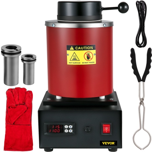 Vevor Electric Melting Furnace - 3Kg Digital Gold Smelter