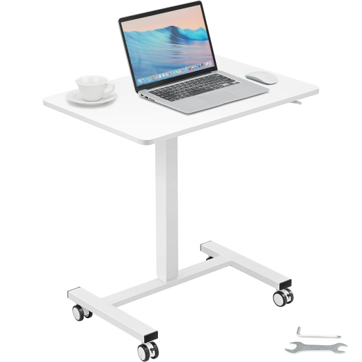 Vevor Mobile Standing Desk - Height Adjustable Sit Stand Desk