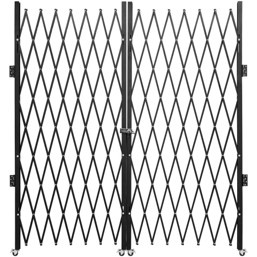 Vevor Double Folding Security Gate - Adjustable Width & Strong Construction