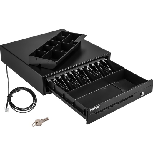 Vevor Cash Register Drawer - 16" 12V POS System