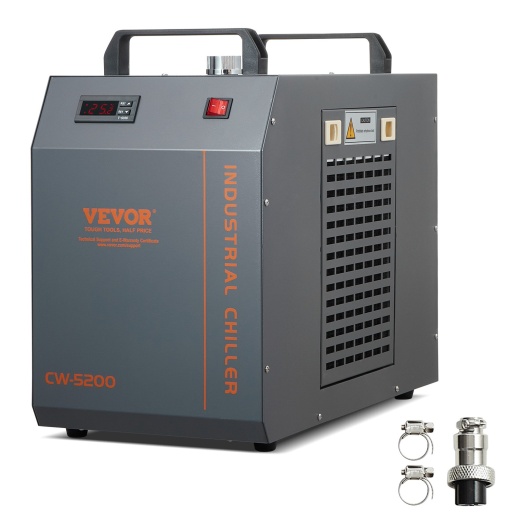 Vevor Industrial Water Chiller CW-5200 - Efficient Cooling for CO2 Laser Engraving Machines