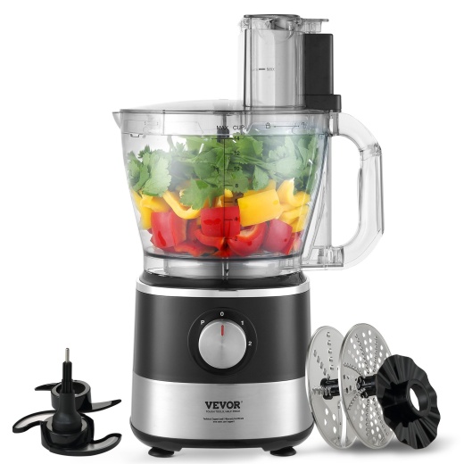 Vevor Food Processor, 14-Cup Vegetable Chopper - Chopping, Mixing, Slicing, and Kneading Made Easy