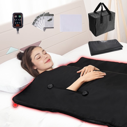 Vevor Sauna Blanket for Detoxification, Portable Far Infrared Sauna for Home