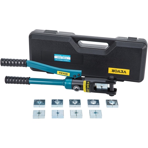 Vevor Hydraulic Wire Crimper (240Mm²) - 12 Ton Crimping Tool for Efficient Wire Connection