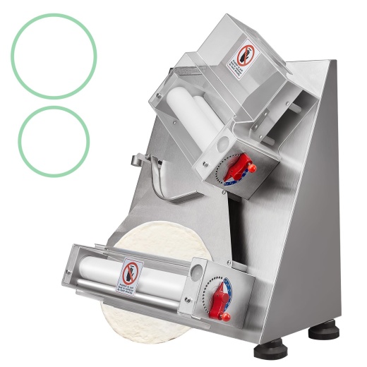 Vevor Pizza Dough Roller Sheeter - 3-12 Inch Automatic Commercial Pizza Press