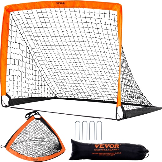 Vevor Portable Soccer Goal - 4x3 Ft Kids Backyard Soccer Net