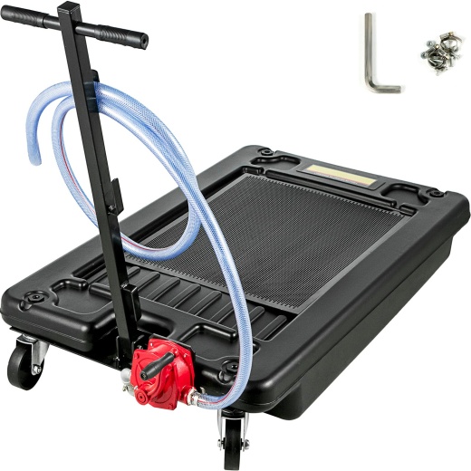 Vevor Portable Oil Drain Pan With Pump - 64L Capacity for SUVs, Cars, and Trucks