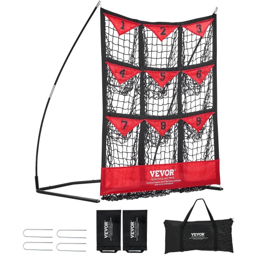 Vevor 9 Hole Baseball Net - Softball Baseball Training Equipment for Hitting Pitching Practice