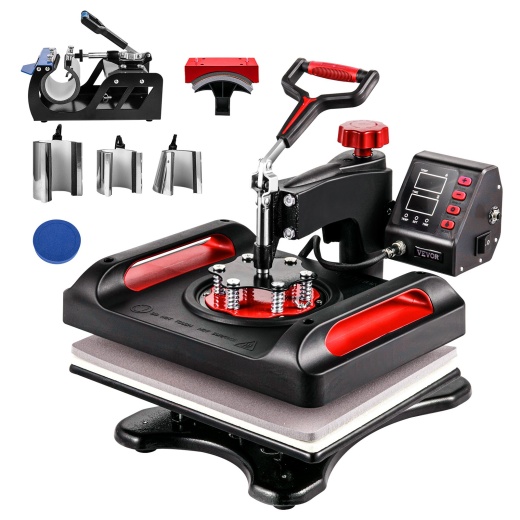 Vevor Heat Press Machine 12 X 15 Inch - 8 In 1 Heat Press for Sublimation