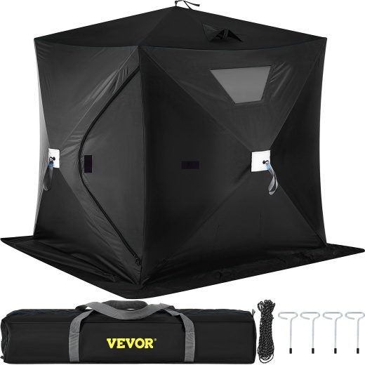 Vevor 2-3 Person Ice Fishing Shelter - Your Perfect Pop-Up Portable Insulated Ice Fishing Tent