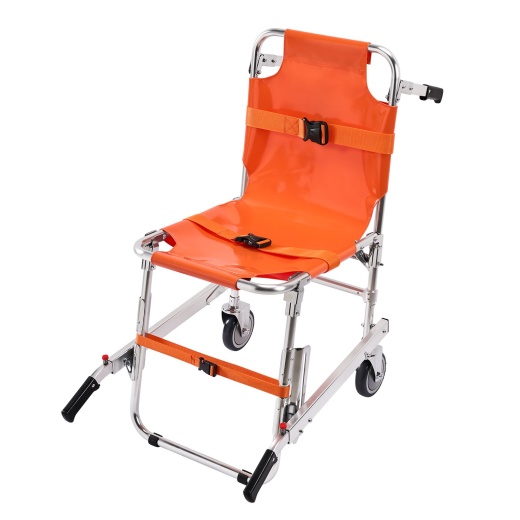 Vevor Ems Stair Chair - 350 Lbs Load Capacity, Foldable Aluminum Emergency Stair Climbing Wheelchair