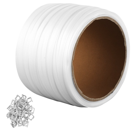 Vevor Packaging Woven Strapping Roll 1/2" X 0.03" X 660' Banding Strap 882 Lbs