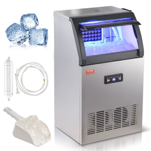 Vevor Commercial Ice Maker - 130Lbs/24H Ice Machine