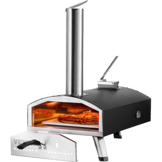 Vevor 12" Outdoor Pizza Oven - Portable Wood Pellet Oven