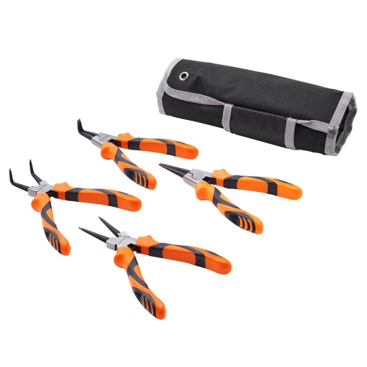 Vevor 4-Piece Snap Ring Pliers Set - Heavy Duty Circlip Pliers Kit for Ring Remover Retaining
