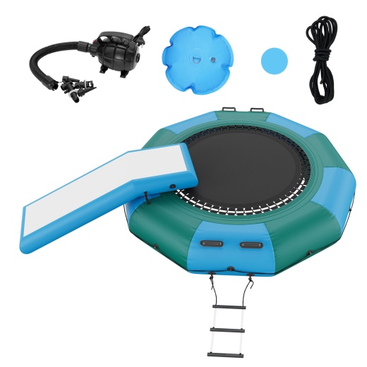 Vevor Inflatable Water Bouncer - 10Ft Recreational Water Trampoline