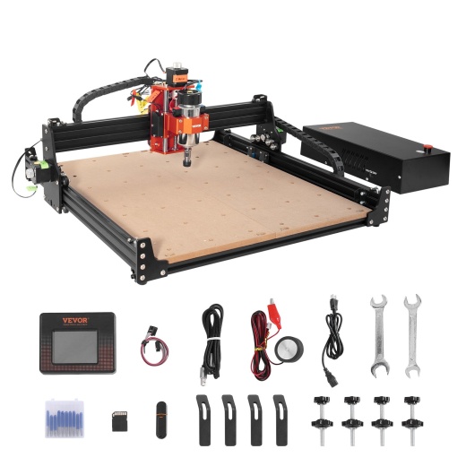 Vevor CNC Router Machine, 300W, 3 Axis GRBL Control Wood Engraving Carving Milling Machine Kit