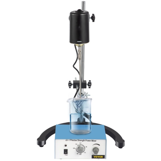 VEVOR Electric Overhead Stirrer Mixer - 0-3000 Rpm Overhead Stirrer Mixer 100W