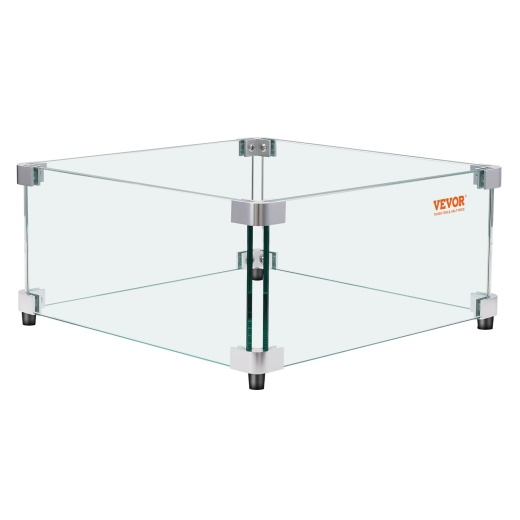 Vevor Gas Fire Pit Wind Guard for Square Fire Table